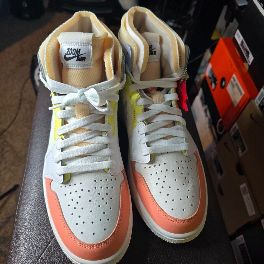 Nike Air Jordan 1 High Zoom CMFT To My First Coach DJ6910-100 Men’s 11 New - Picture 3 of 7